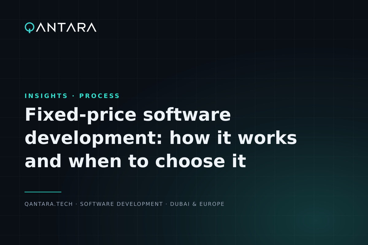 Cover image for Fixed-price software development: how it works and when to choose it