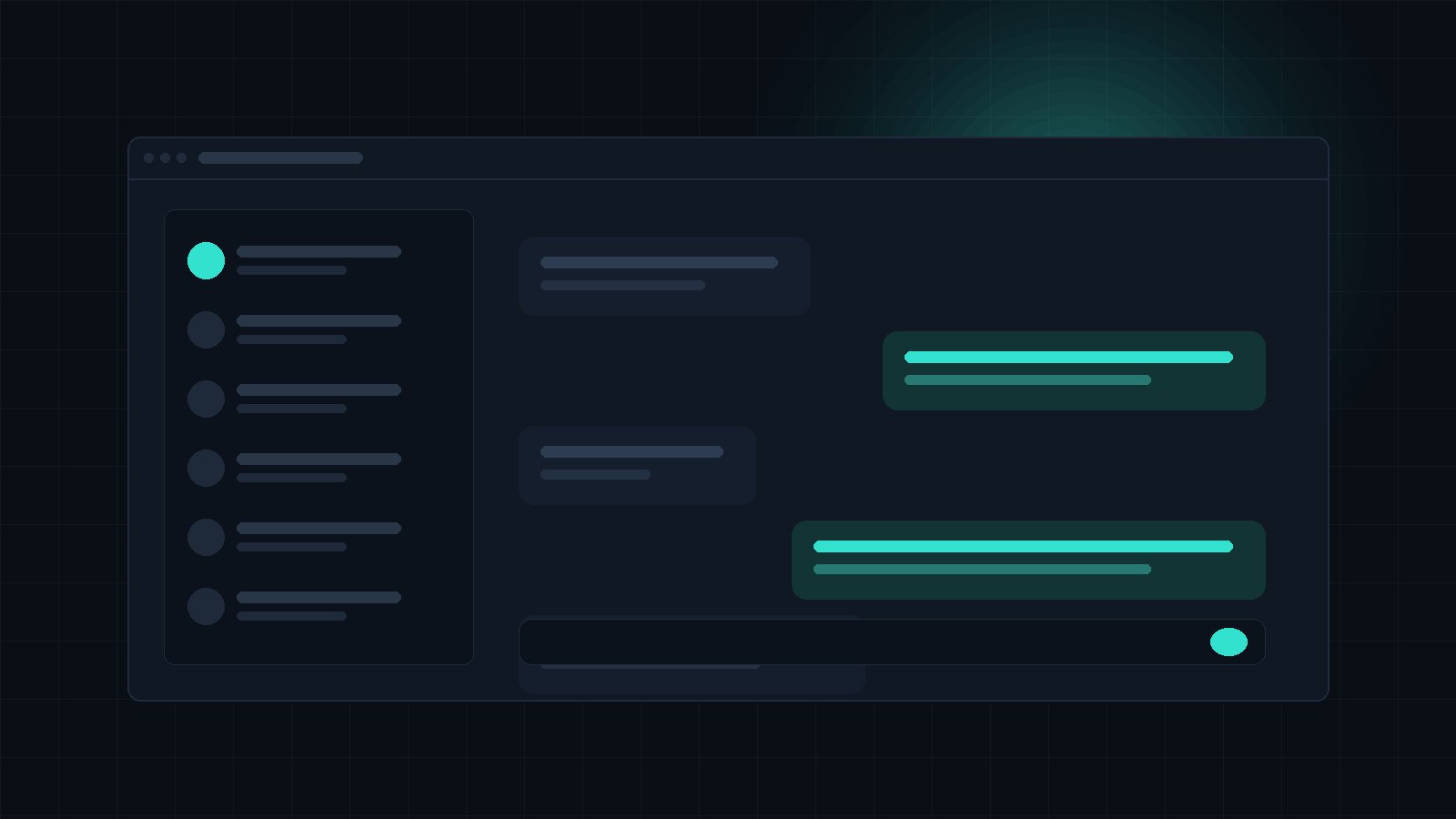 Qantara Chat interface illustration