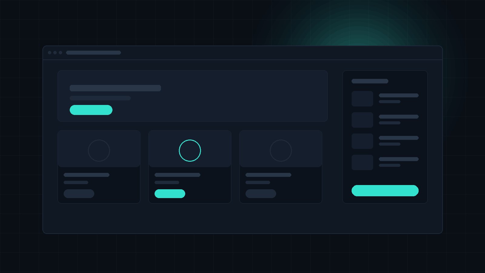 Qantara Commerce interface illustration